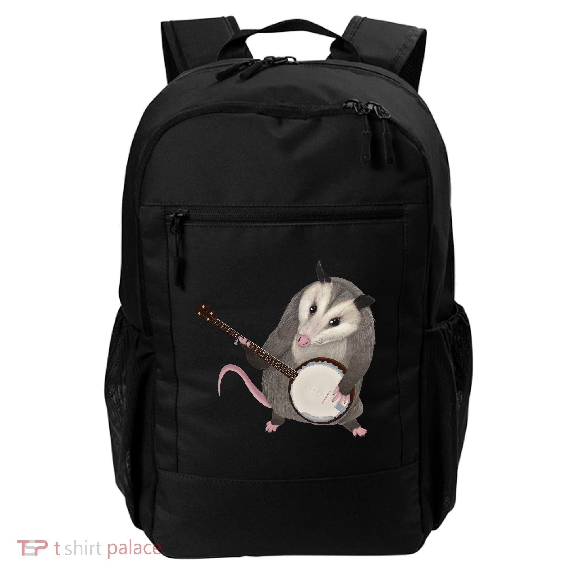 Opossum Playing The Banjo Gift Possum Gift Backpack