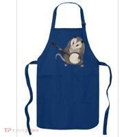 Opossum Playing The Banjo Gift Possum Gift Apron thumb 0