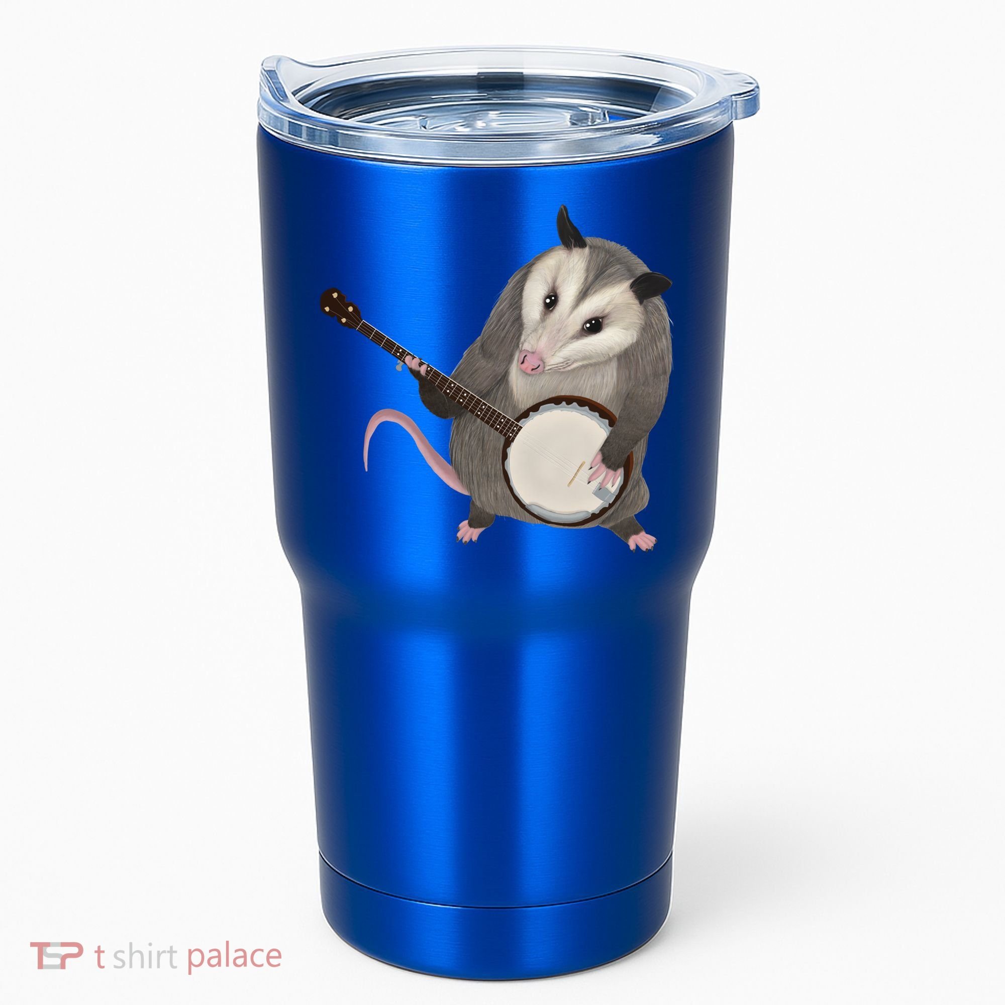 Opossum Playing The Banjo Gift Possum Gift Tumbler