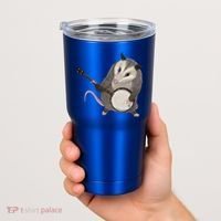 Opossum Playing The Banjo Gift Possum Gift Tumbler thumb 2
