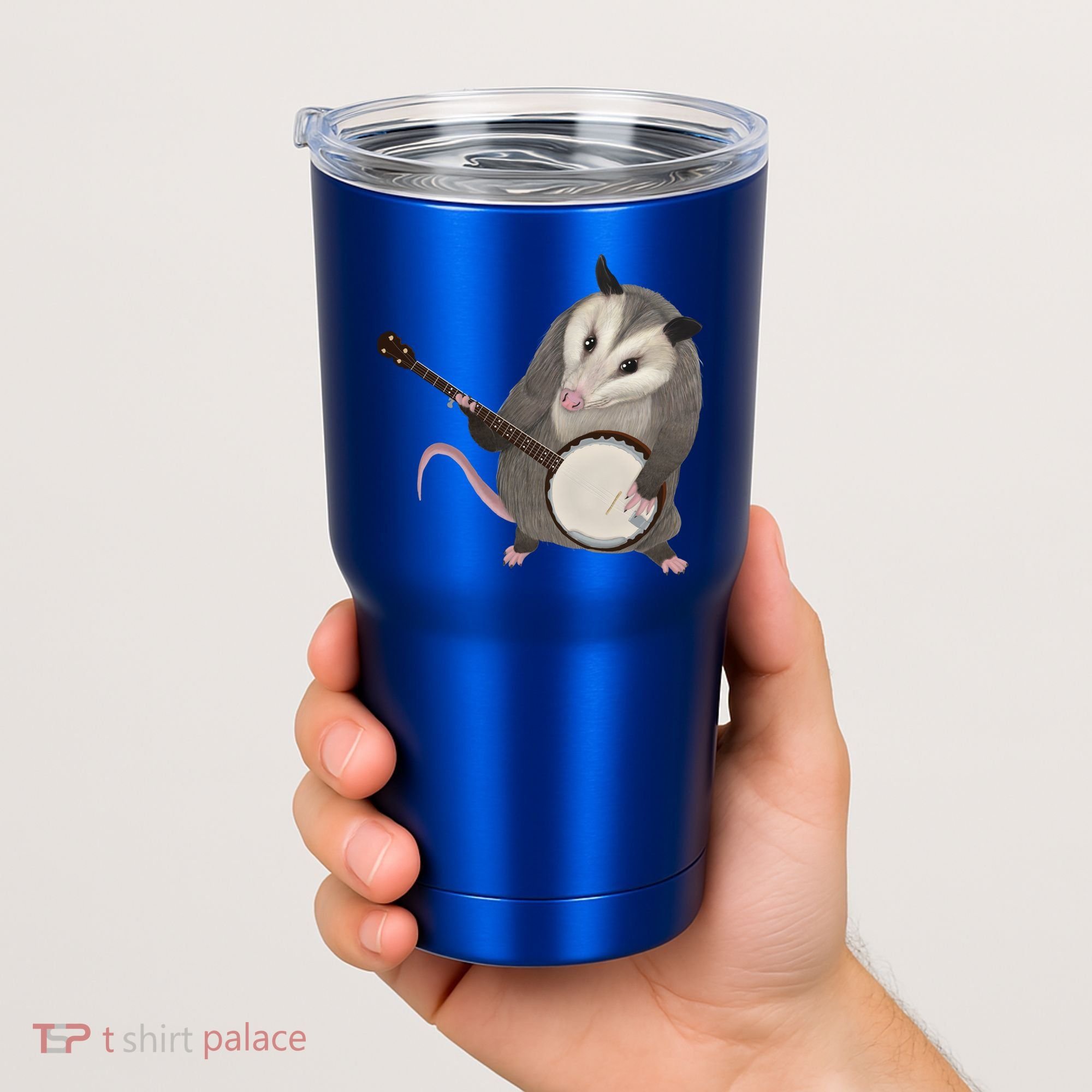 Opossum Playing The Banjo Gift Possum Gift Tumbler