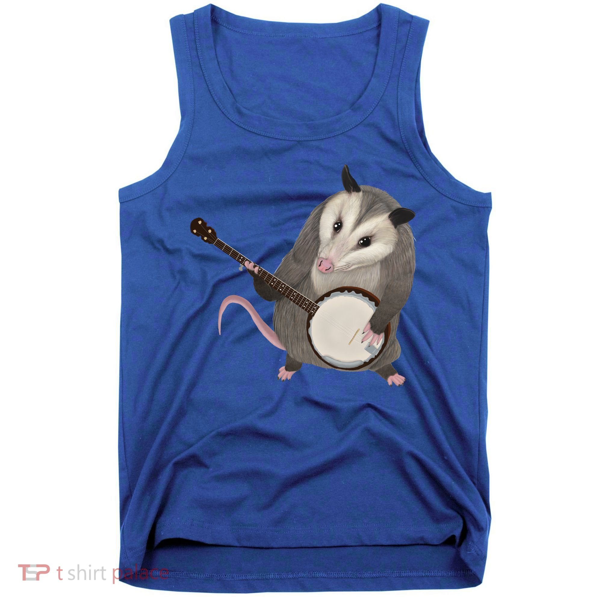 Opossum Playing The Banjo Gift Possum Gift Tank Top