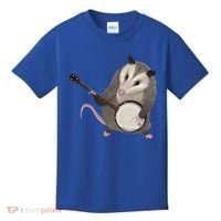 Opossum Playing The Banjo Gift Possum Gift Kids T-Shirt thumb 0