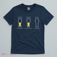 Optimist Pessimist Realist I Need A Beer T-Shirt thumb 5