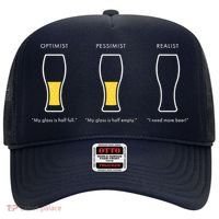 Optimist Pessimist Realist I Need A Beer Hat thumb 0