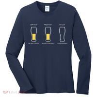 Optimist Pessimist Realist I Need A Beer Women's Long Sleeve Shirt thumb 0