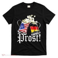Oktoberfest Prost Usa Germany Flags T-Shirt thumb 0