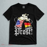 Oktoberfest Prost Usa Germany Flags T-Shirt thumb 5