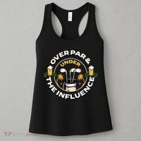 Over Par & Under The Influence Funny Golf Women's Tank Top thumb 3