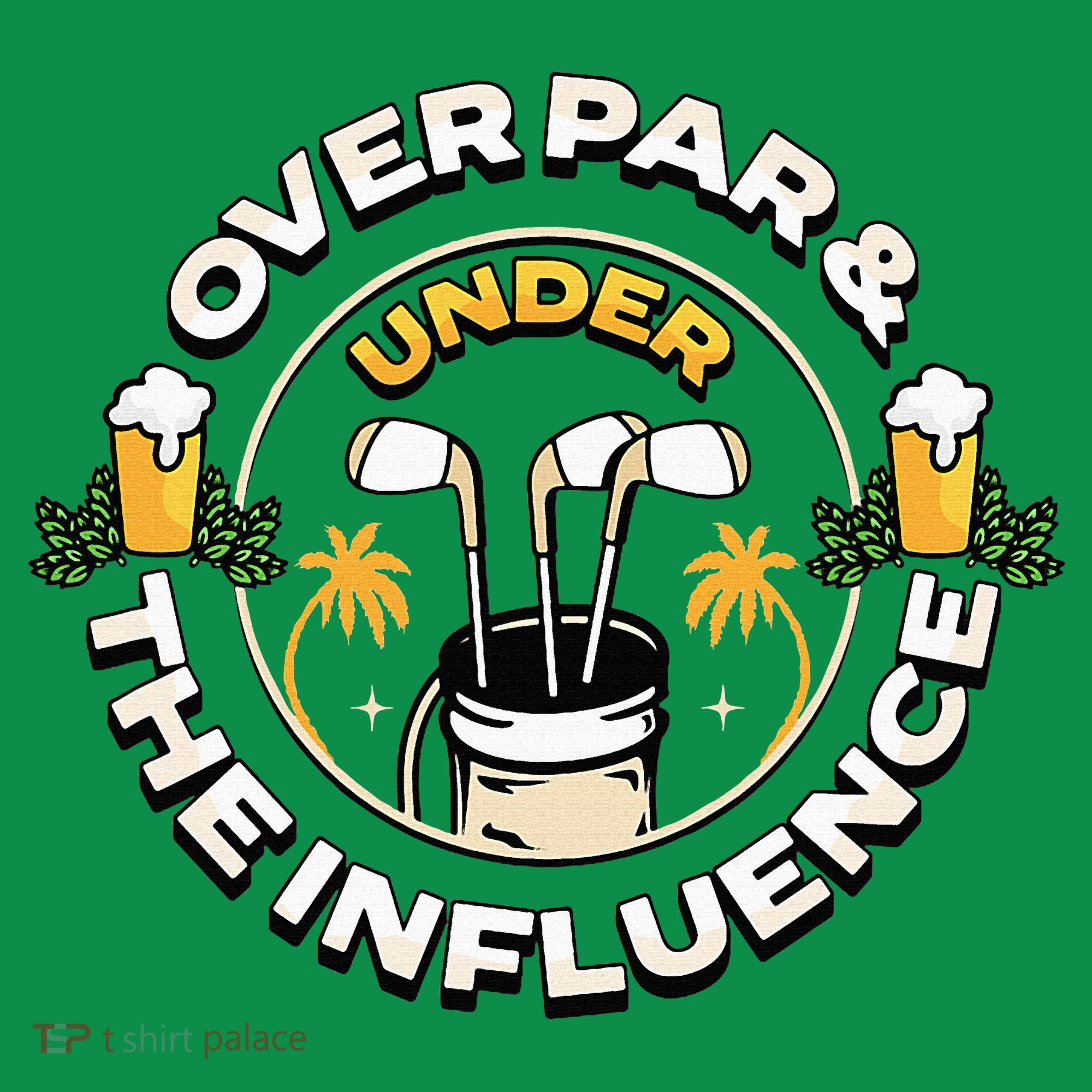 Over Par & Under The Influence Funny Golf Hoodie