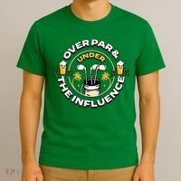 Over Par & Under The Influence Funny Golf T-Shirt thumb 3