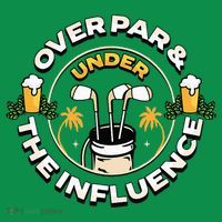 Over Par & Under The Influence Funny Golf Coaster thumb 2