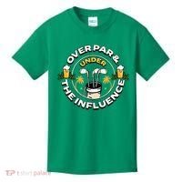 Over Par & Under The Influence Funny Golf Kids T-Shirt thumb 0
