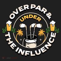Over Par & Under The Influence Funny Golf Tumbler thumb 3
