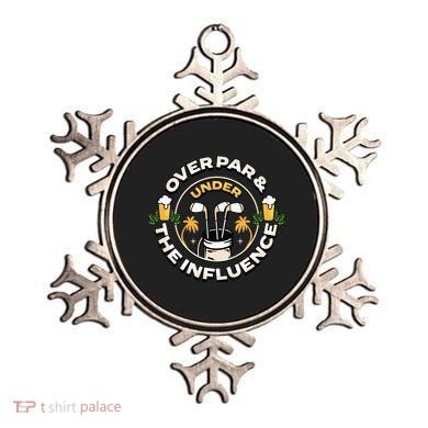 Over Par & Under The Influence Funny Golf Ornament