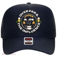 Over Par & Under The Influence Funny Golf Hat thumb 0