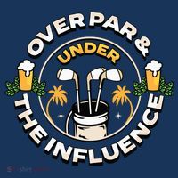 Over Par & Under The Influence Funny Golf Tank Top thumb 6