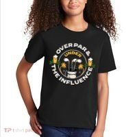 Over Par & Under The Influence Funny Golf Kids T-Shirt thumb 2