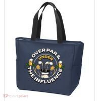 Over Par & Under The Influence Funny Golf Tote Bag thumb 3