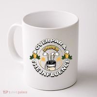Over Par & Under The Influence Funny Golf Coffee Mug thumb 0