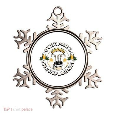 Over Par & Under The Influence Funny Golf Ornament