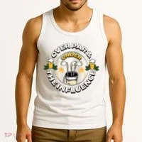 Over Par & Under The Influence Funny Golf Tank Top thumb 3