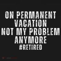 On Permanent Vacation Funny Retirement Retired Backpack thumb 2