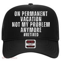 On Permanent Vacation Funny Retirement Retired Hat thumb 0