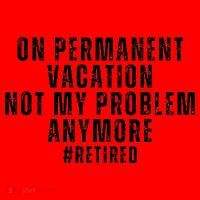 On Permanent Vacation Funny Retirement Retired Santa Hat thumb 1