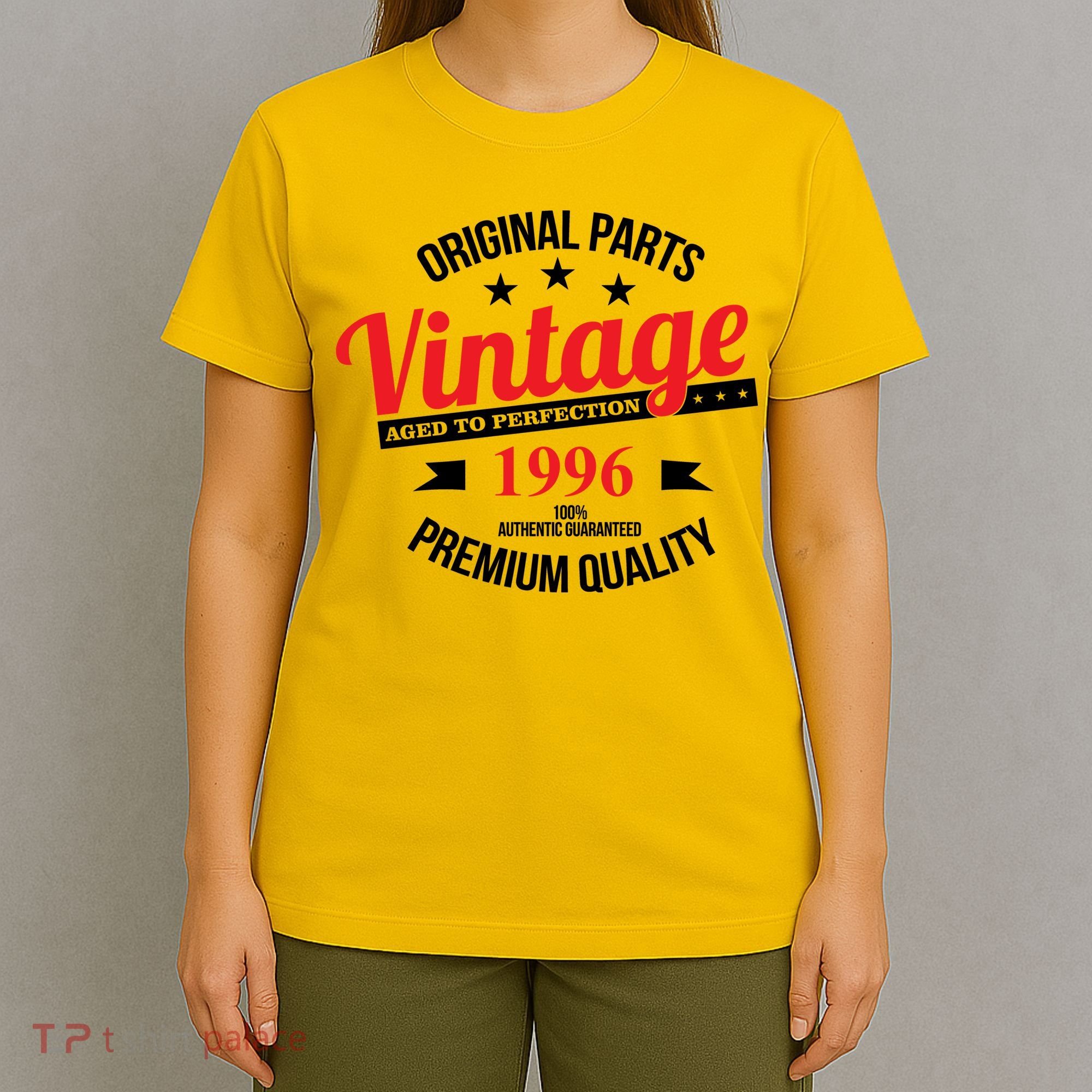 Original Parts Vintage Age To Perfection Premium Quality 1996 30th Birthday T-Shirt