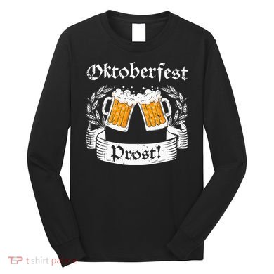 Oktoberfest Prost Women German Cheers Long Sleeve Shirt