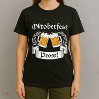 Oktoberfest Prost Women German Cheers T-Shirt thumb 4