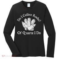 Of Quartz I Do Rock Collector Geode Hunter Geology Women's Long Sleeve Shirt thumb 0