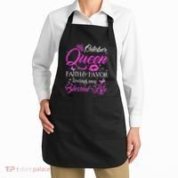 October Queen This Queen Was Born In October Birthday Women Apron thumb 2