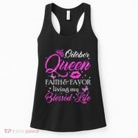 October Queen This Queen Was Born In October Birthday Women Women's Tank Top thumb 0