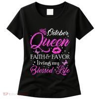 October Queen This Queen Was Born In October Birthday Women Women's T-Shirt thumb 0