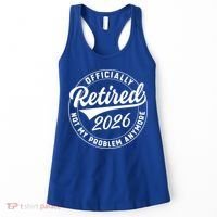 Officially Retired 2026 Not My Problem Anymore Emblem Women's Tank Top thumb 0