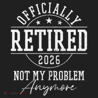 Officially Retired 2026 Not My Problem Anymore Beanie thumb 2