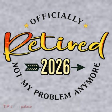 Officially Retired 2026 Not My Problem Anymore Women's Racerback Cropped Tank