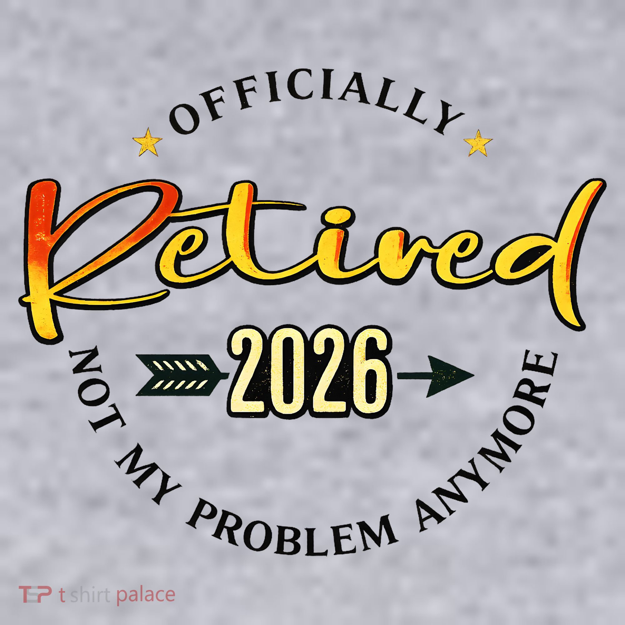 Officially Retired 2026 Not My Problem Anymore Women's Racerback Cropped Tank