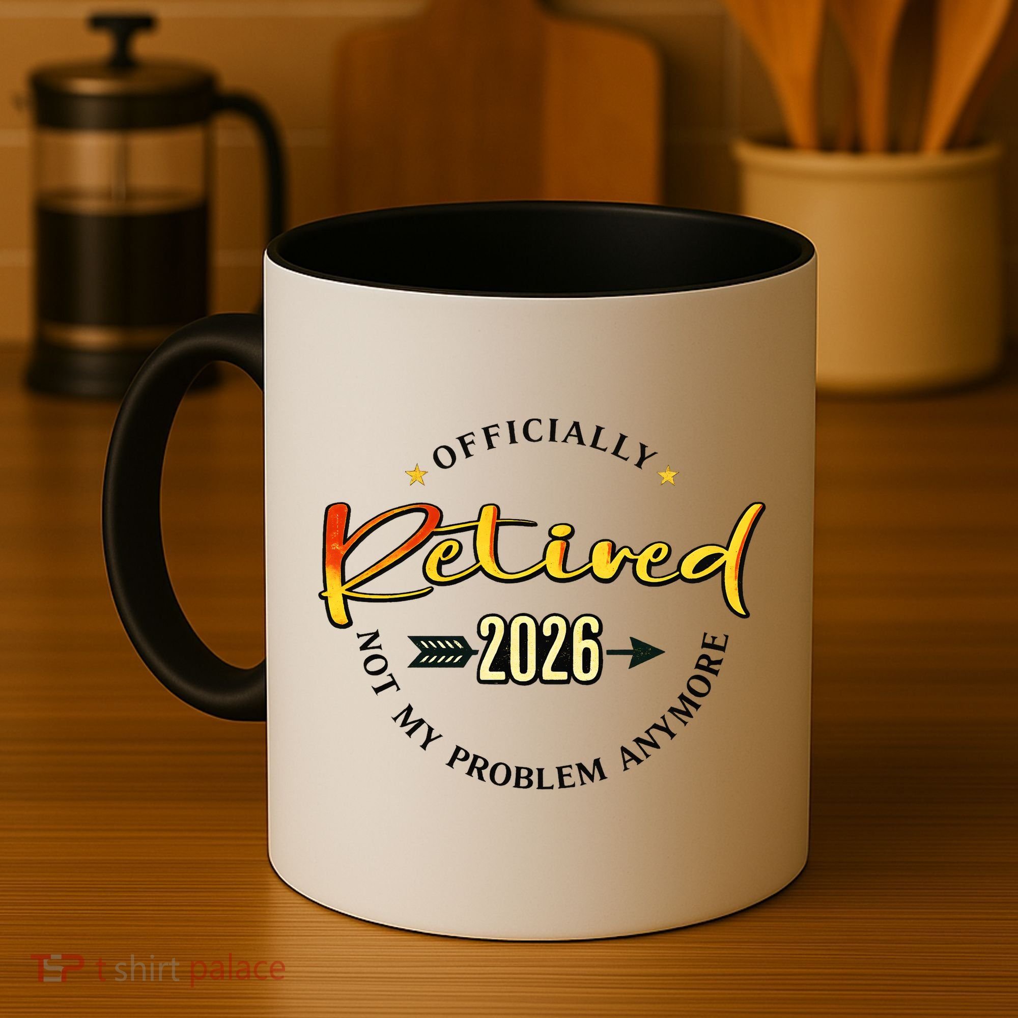Officially Retired 2026 Not My Problem Anymore Coffee Mug