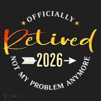 Officially Retired 2026 Not My Problem Anymore Beanie thumb 2