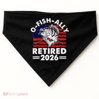 O-Fish-Ally Retired 2026 USA-Made Doggie Bandana thumb 0