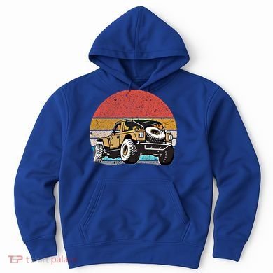 Off Road 4x4 Vintage Retro Gift Hoodie