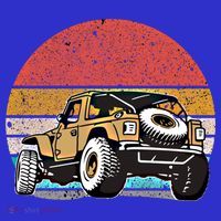 Off Road 4x4 Vintage Retro Gift T-Shirt thumb 7