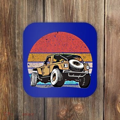 Off Road 4x4 Vintage Retro Gift Coaster
