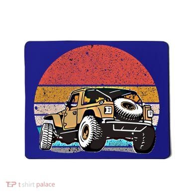 Off Road 4x4 Vintage Retro Gift Mousepad