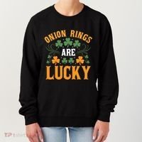 Onion Rings Are Lucky St Patricks Day Vibes Gift Women's Sweatshirt thumb 0