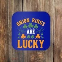 Onion Rings Are Lucky St Patricks Day Vibes Gift Coaster thumb 0