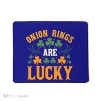 Onion Rings Are Lucky St Patricks Day Vibes Gift Mousepad thumb 0
